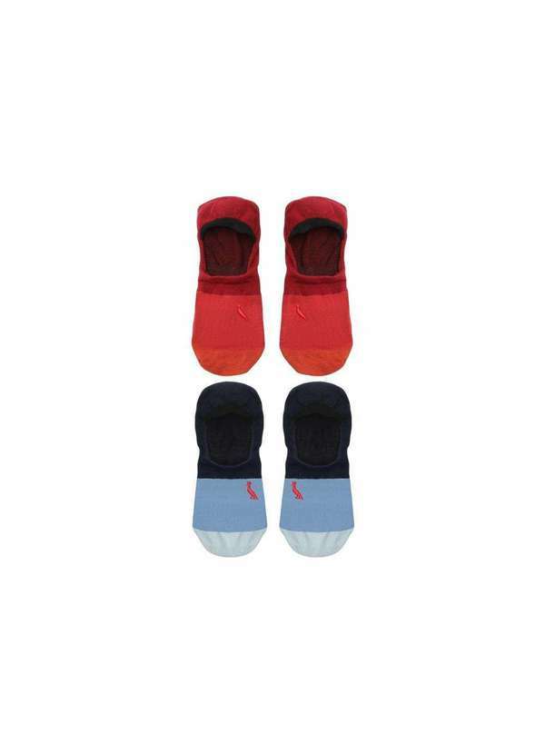 Reserva - Meia Kit Sapatilha Reserva Go Vermelho/Azul
