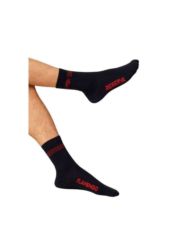 Reserva - Meia Listrada Crf Fla Reserva Sprint Preto 3