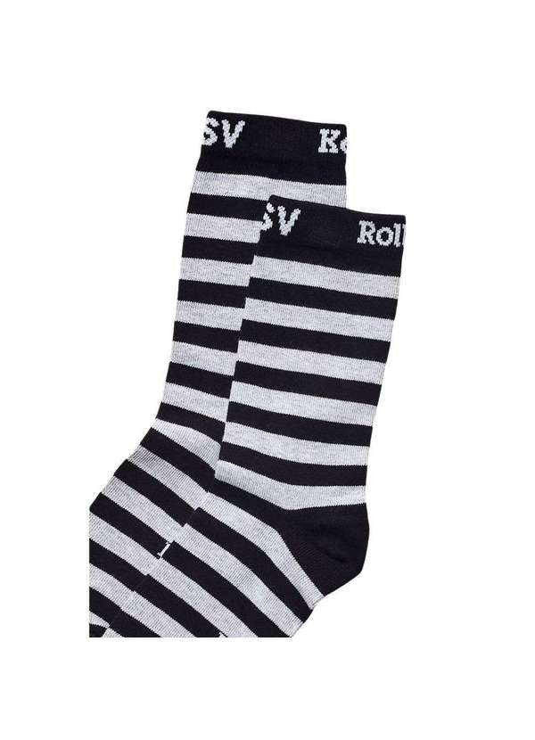 Reserva Mini - Meia Mini Keep Rolling Reserva Mini Branco e Preto 2