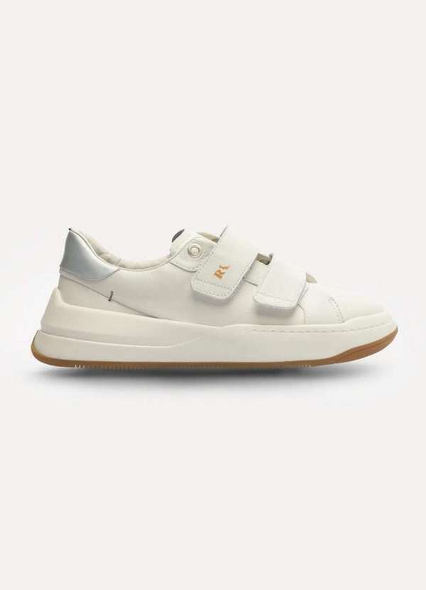 Reserva - Tênis Feminino Golden Fita Autocolante Reserva Branco