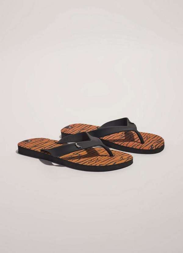 Reserva - Chinelo Masculino Rock Tiger Reserva Preto/Preto 2