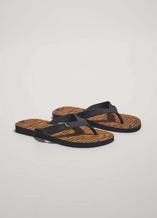 Reserva - Chinelo Masculino Rock Tiger Reserva Preto/Preto 3