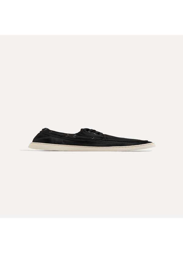 Reserva - Tenis Top Sider Canvas Conforto Casual Reserva Preto
