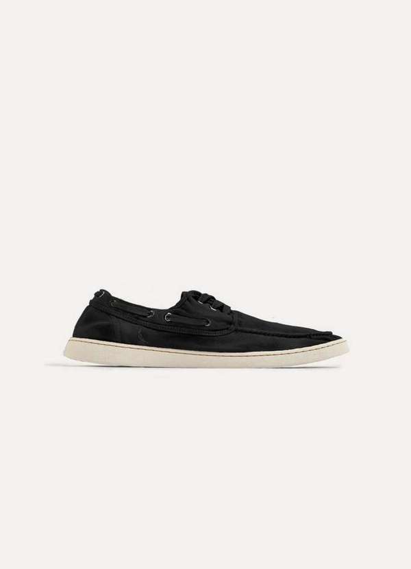 Reserva - Tenis Top Sider Canvas Conforto Casual Reserva Preto