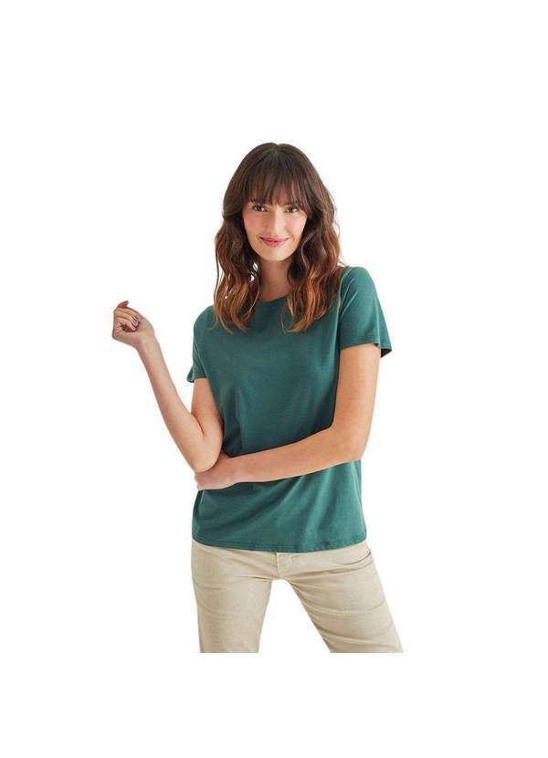 Reserva - Camiseta Fem Simples Reserva Verde Escuro