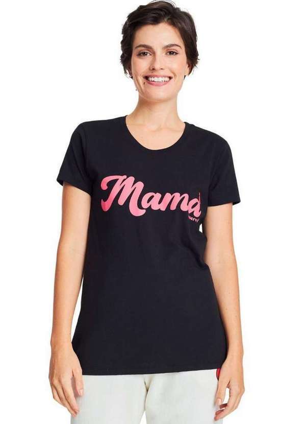 Reserva - Camiseta Mama e Mini Reserva Preto