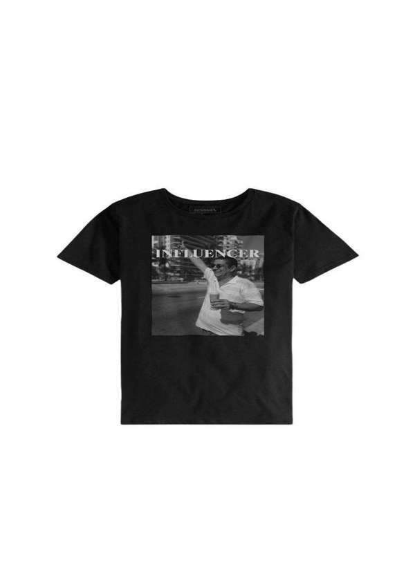 Reserva - Camiseta Feminina Zeca Influencer Meme Reserva Preto