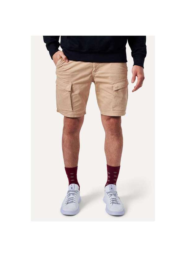 Reserva - Bermuda Cargo Iron Vasco da Gama Reserva Bege 4