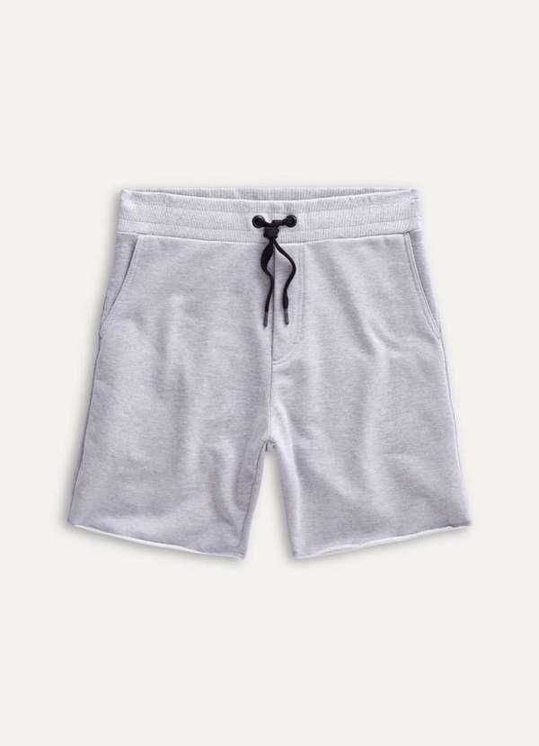 Reserva - Bermuda Cont Moletom Londres Reserva Cinza Mescla 2