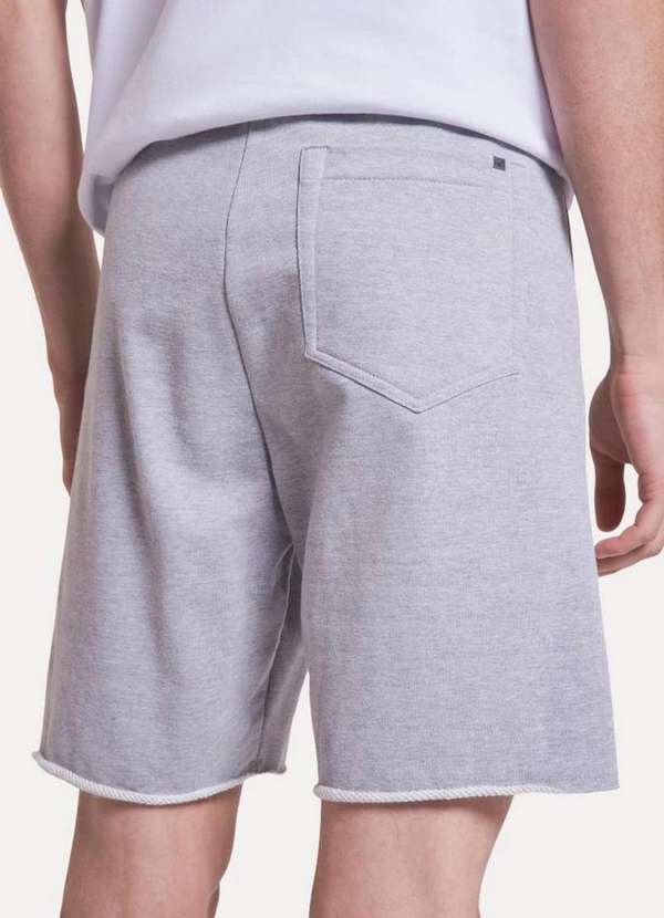 Reserva - Bermuda Cont Moletom Londres Reserva Cinza Mescla 3