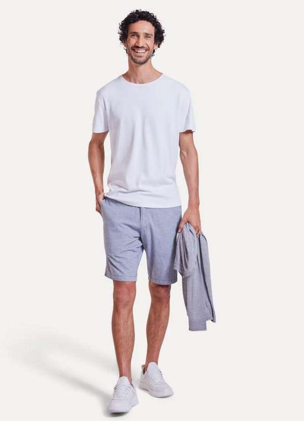 Reserva - Bermuda Dupla Face Oxford Reserva Marinho 3