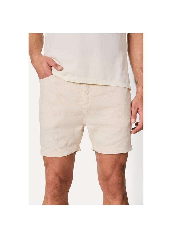 Reserva - Bermuda Five Pockets Linho Hibisco Reserva Natural