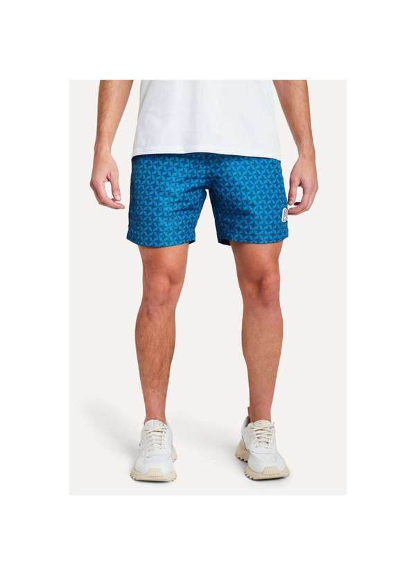 Reserva - Short Arpoador Estampado Estrela Reserva Azul Royal