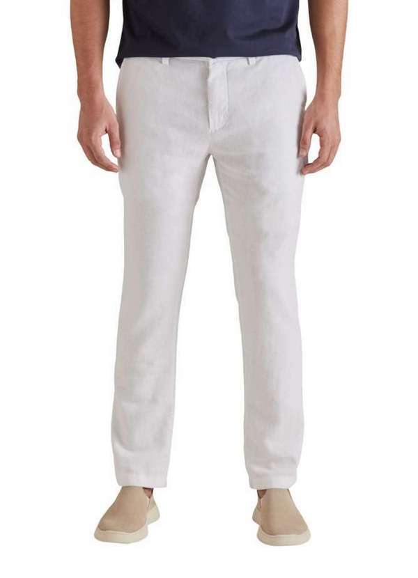 Reserva - Calça Casual Linho Reserva Branco