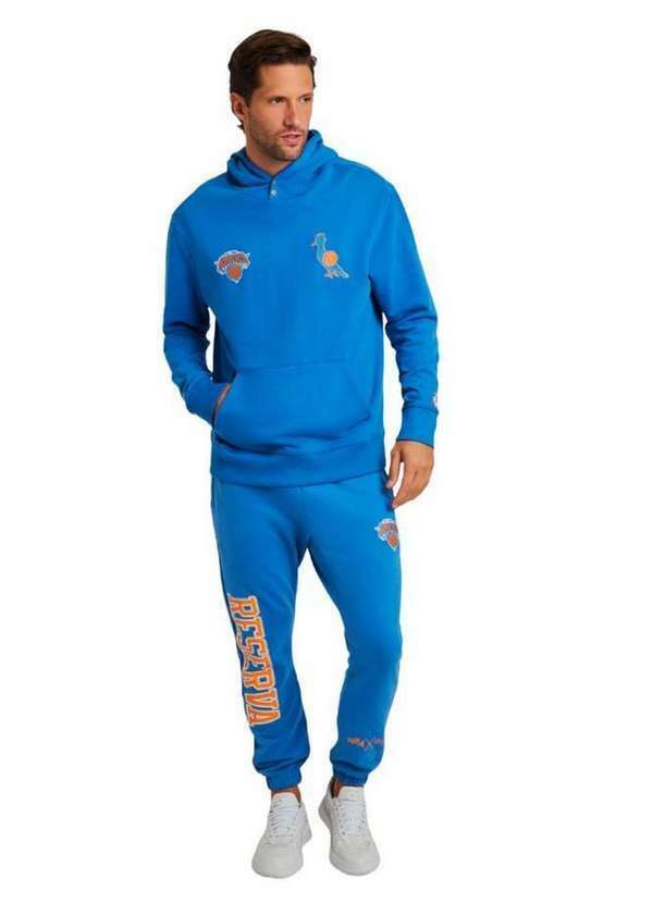 Reserva - Calça Moletom Knicks Reserva Azul