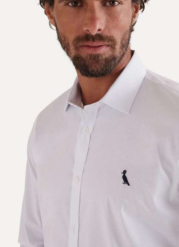 Reserva - Camisa Cont Enxuto Cores Elastano Reserva Branco 2