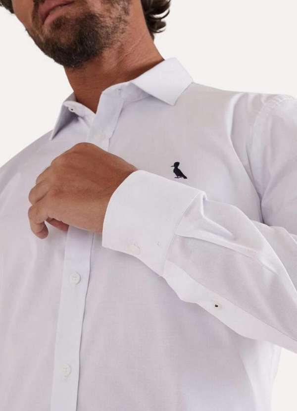 Reserva - Camisa Cont Enxuto Cores Elastano Reserva Branco 3