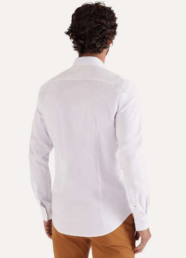 Reserva - Camisa Cont Enxuto Cores Elastano Reserva Branco 4