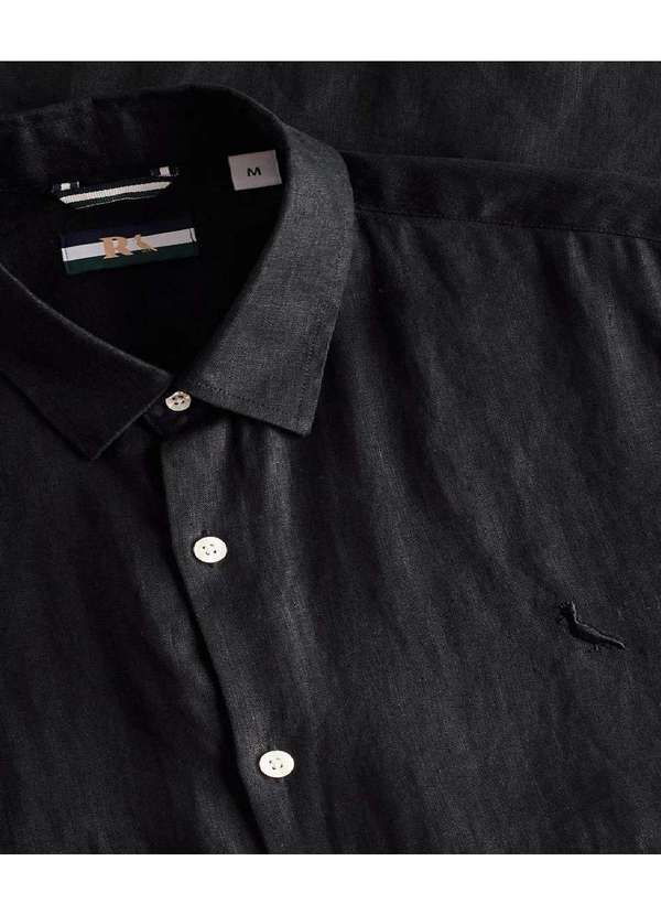 Reserva - Camisa Linho Básico Reserva Preto 2