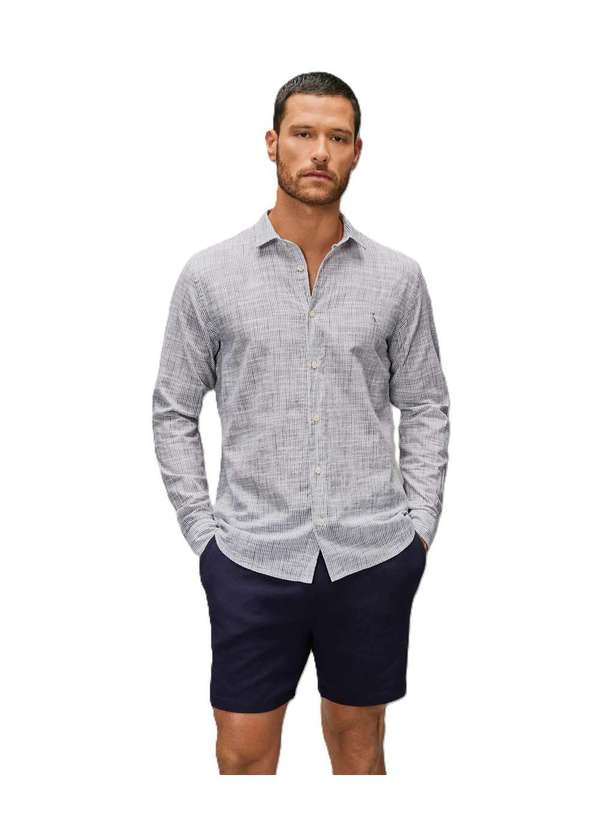 Reserva - Camisa Listrada Regatta Reserva Azul