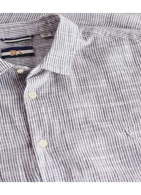 Reserva - Camisa Listrada Regatta Reserva Azul 4