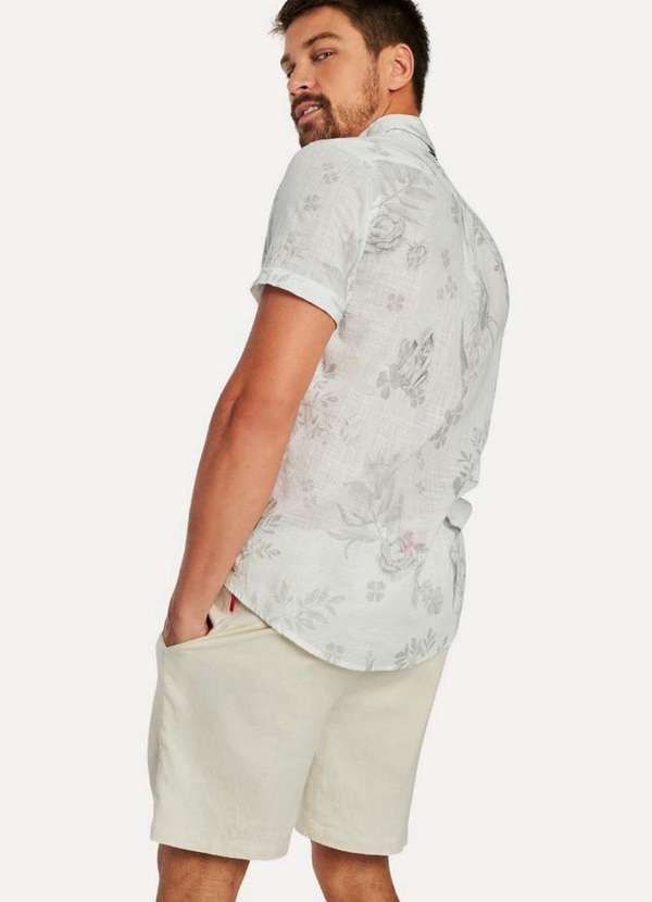 Reserva - Camisa Manga Curta Estampada Ano Novo Reserva Branco 4