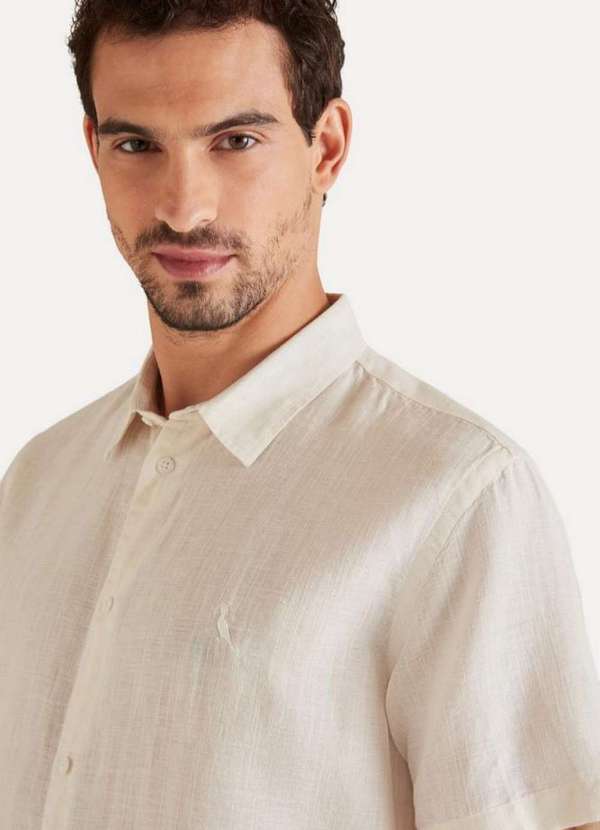 Reserva - Camisa Mc Co Linho Fil a Fil Reserva Off White 3