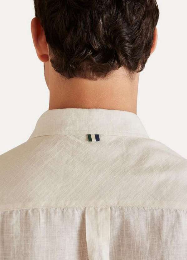 Reserva - Camisa Mc Co Linho Fil a Fil Reserva Off White 4