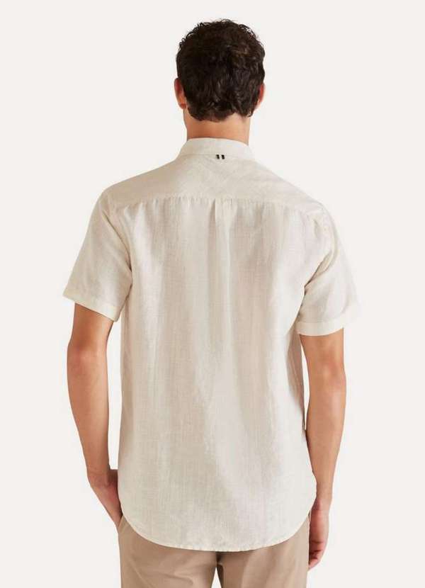 Reserva - Camisa Mc Co Linho Fil a Fil Reserva Off White 5