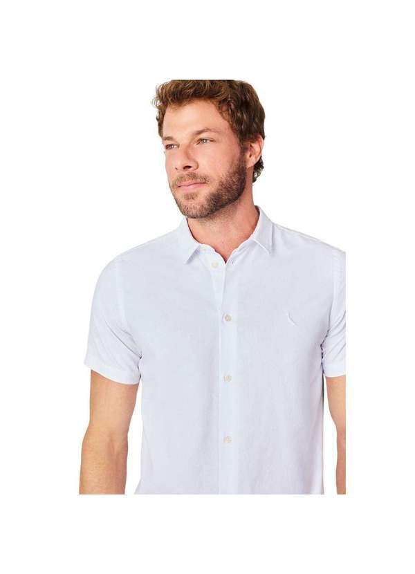 Reserva - Camisa Mc Pf Oxford Color Reserva Branco