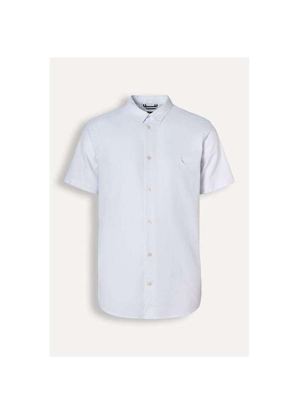 Reserva - Camisa Mc Pf Oxford Color Reserva Branco 2