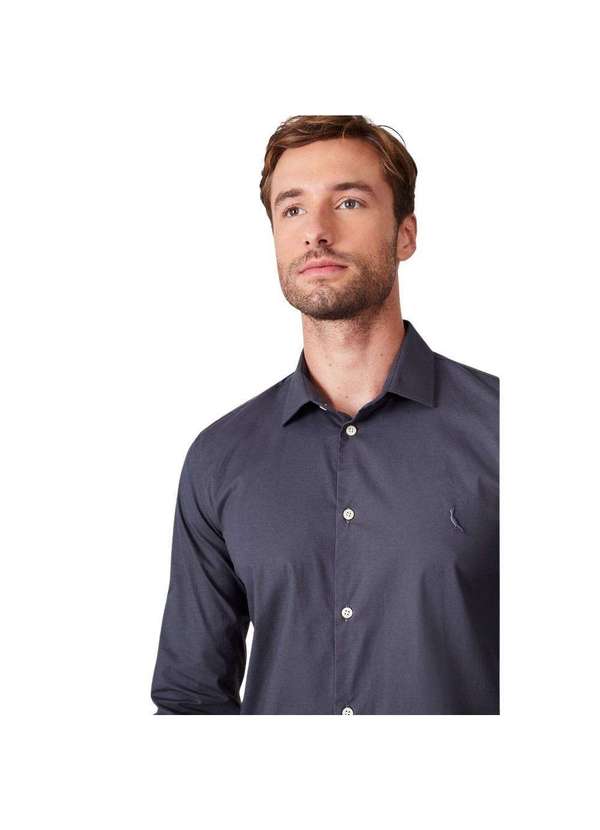 Reserva - Camisa Ml Enxuto Colors Reserva Fuligem