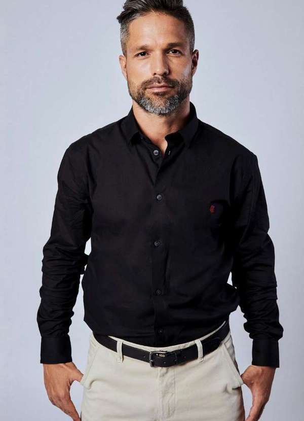 Reserva - Camisa Ml Enxuto Flamengo L Reserva Preto 2