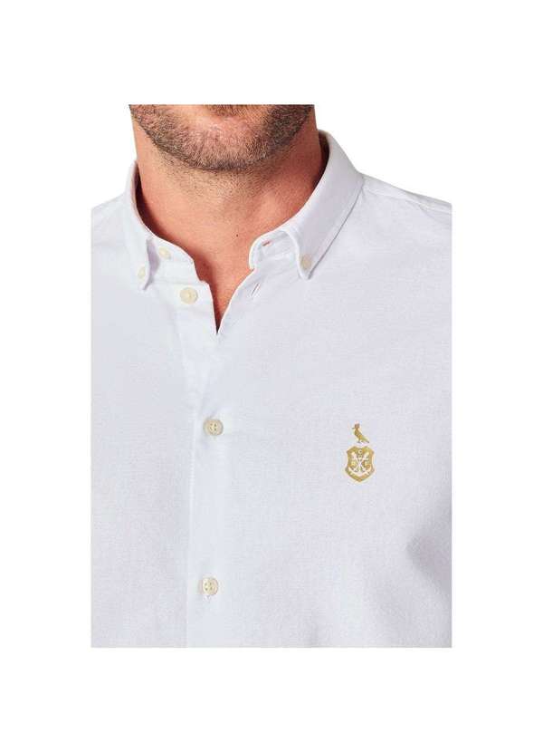 Reserva - Camisa Oxford Color Flamengo Reserva Sprint Branco