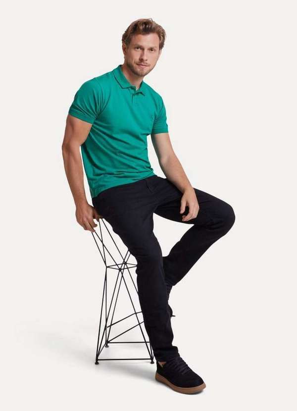 Reserva - Camisa Polo Pima Piquet Reserva Verde