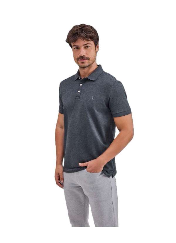 Reserva - Kit 2 Polos Manga Curta Piquet Enxuto Reserva Cinza/Verde 2