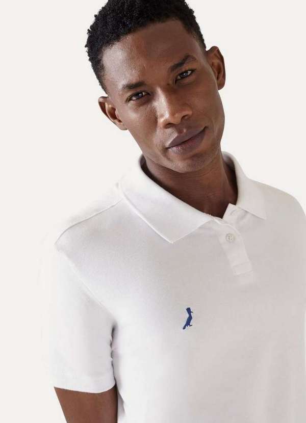 Reserva - Kit 2 Polos Pima Reserva Branco/Preto 3