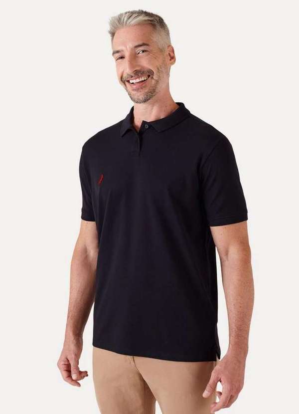 Reserva - Kit 2 Polos Pima Reserva Branco/Preto 4