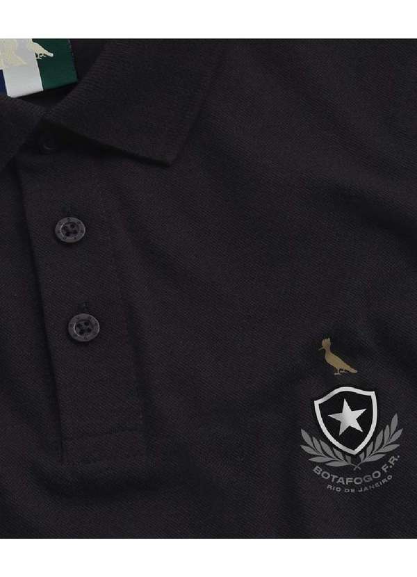 Reserva - Polo Botafogo Escudo Laurel Patch Reserva Preto 5