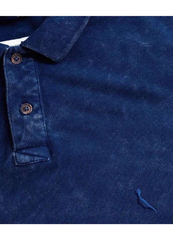 Reserva - Polo Indigo Marmorizado Jeans Reserva Marinho 4