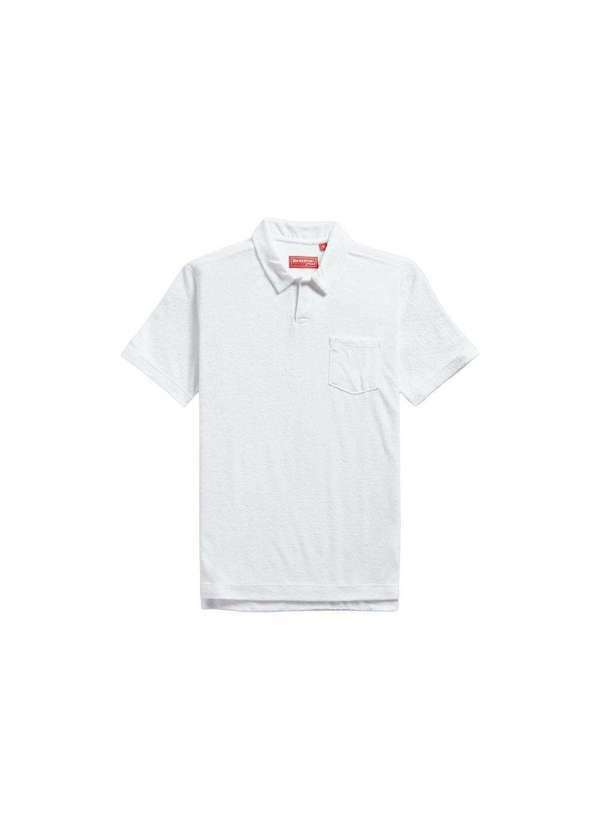 Reserva - Polo Mc Atoalhada Lisa com Bolso Reserva Off White