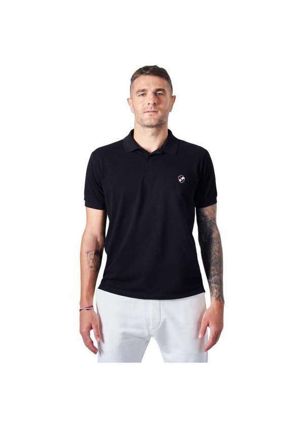 Reserva - Polo Patch Escudo Vasco Reserva Preto