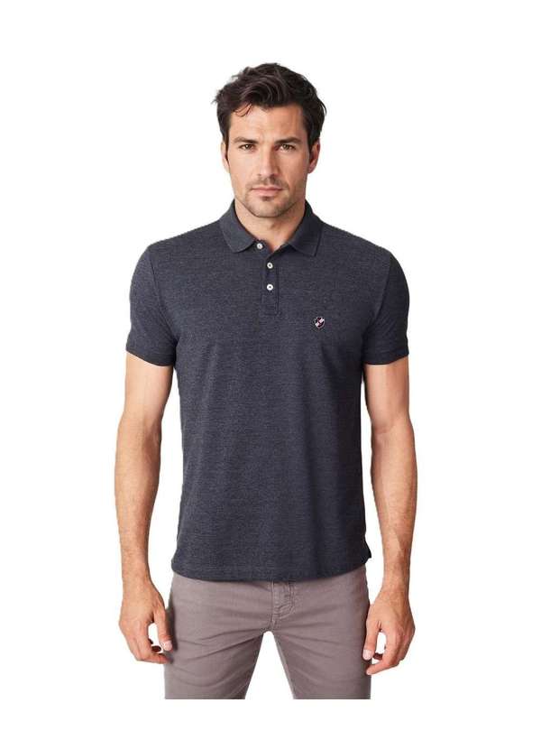 Reserva - Polo Patch Vascaino Reserva Cinza