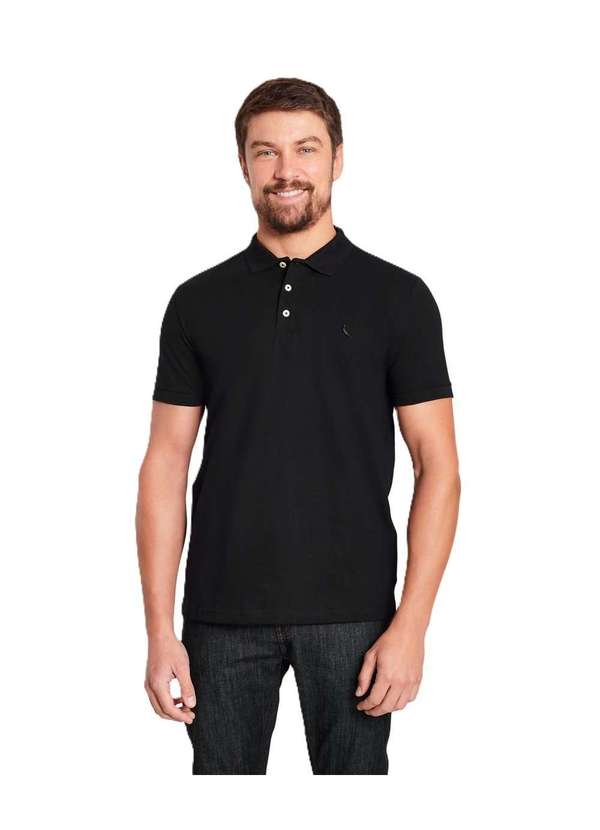 Reserva - Polo Piquet Clássica Reserva Preto 4