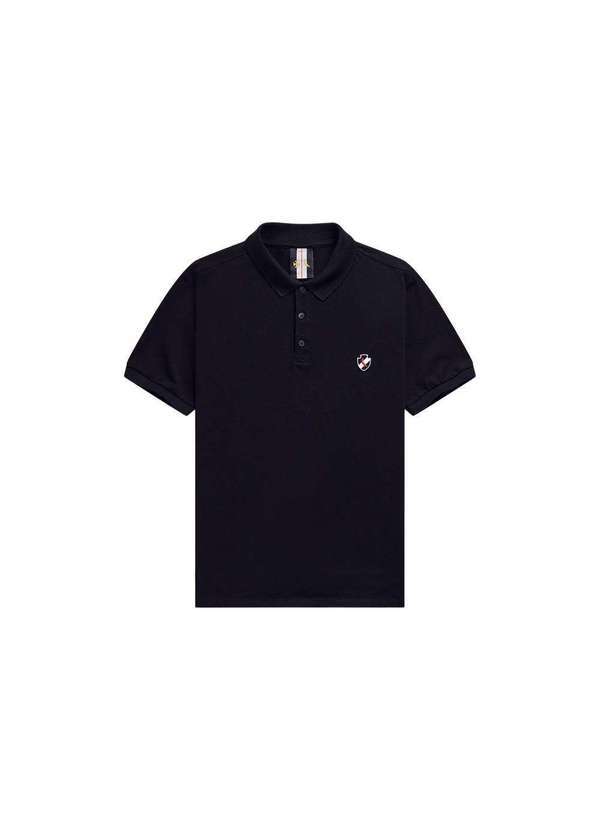 Reserva - Polo Piquet Vasco da Gama Reserva Preto