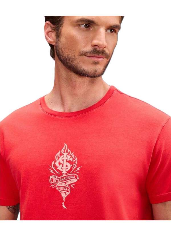 Reserva - Camiseta 1909 Clube do Povo Inter Reserva Vermelho Stoned 4