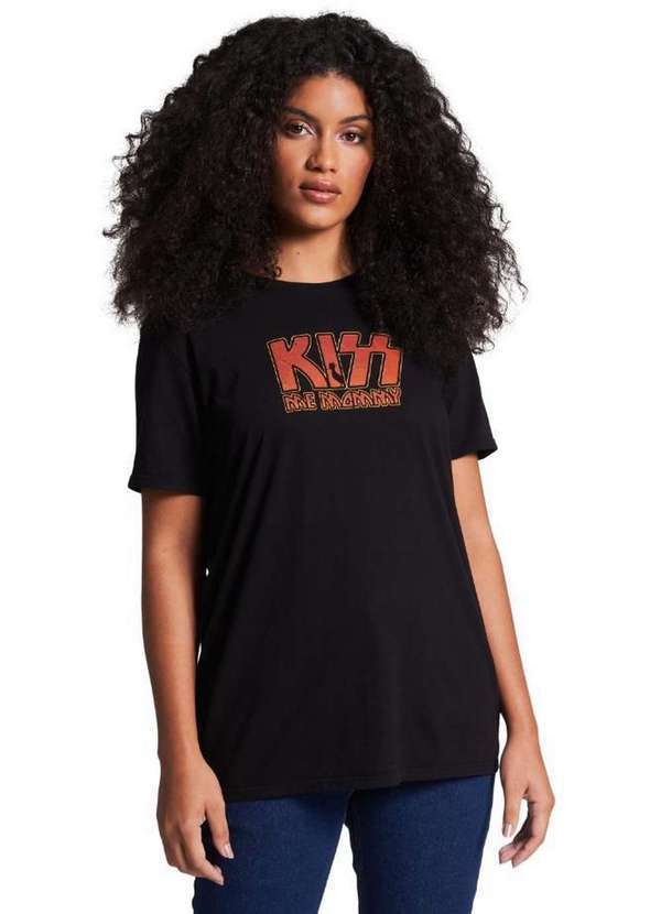 Reserva - Camiseta Adulto Kiss Me Mommy Reserva Preto