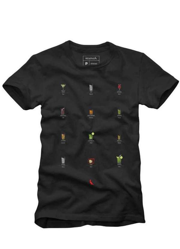 Reserva - Camiseta Bebidas Mundo Reserva Preto