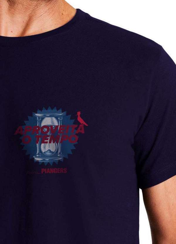 Reserva - Camiseta Aproveita Ampulheta Escudo Reserva Marinho