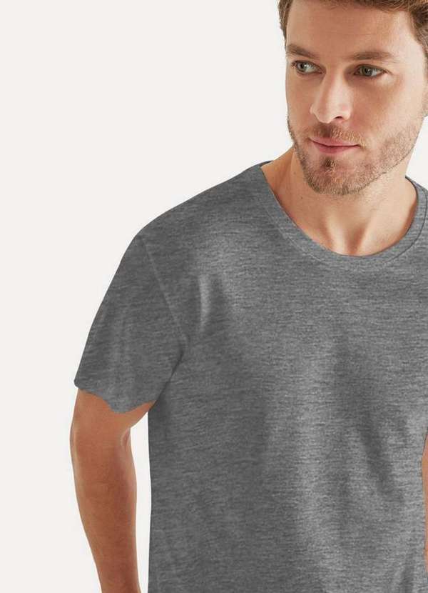 Reserva - Camiseta Básica Premium Reserva Mescla Chumbo 2
